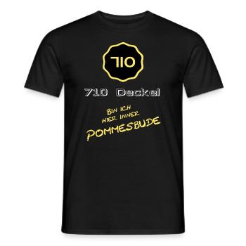710 Deckel Auto Tuning Werkstatt Design - Männer T-Shirt - Schwarz - Vorne - AI Model Male 178 light (178cm)
