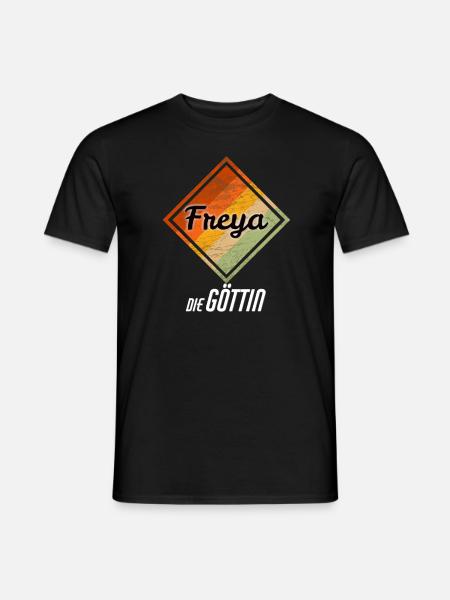 Freya - Männer T-Shirt - Schwarz