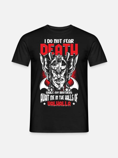 Viking Mythology Warriors - Men's T-Shirt - black