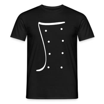 Cook's Jacke (weiß) - Männer T-Shirt - Schwarz - Vorne - AI Model Male 178 light (178cm)