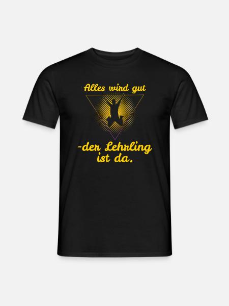 Lehrling - Männer T-Shirt - Schwarz