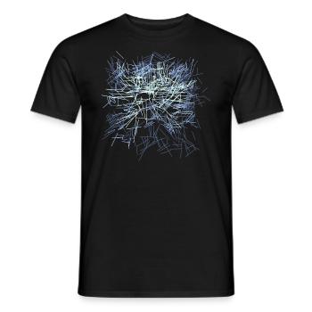 Abstrait - T-shirt homme - noir - Devant - AI Model Male 178 light (178cm)