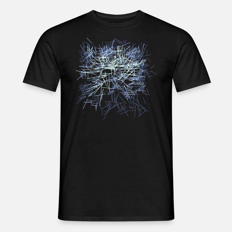 Abstrakt - Männer T-Shirt - Schwarz