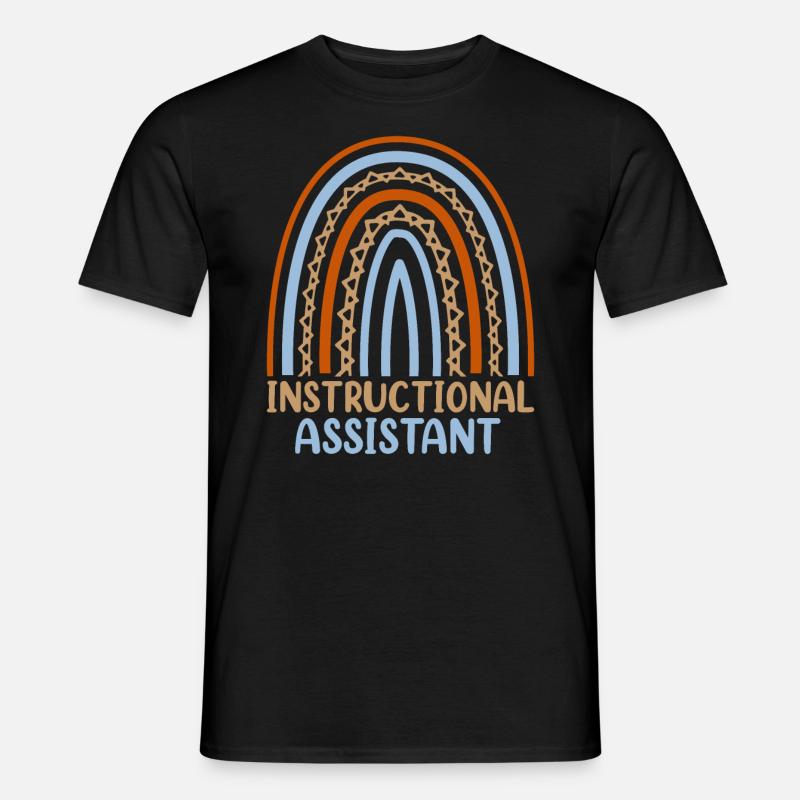 Conception d’assistant d’enseignement pour l’enseignement - T-shirt homme - noir