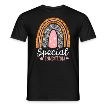 Special Education Design for Special Education - Men's T-Shirt - black - Front - AI Model Male 178 light (178cm)