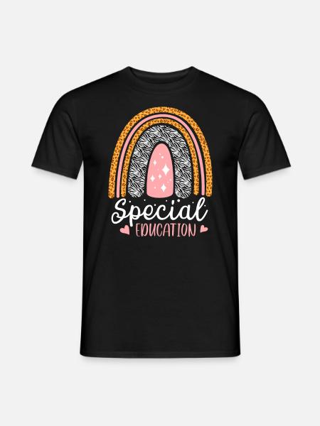 Conception de l’éducation de l’enfance en difficulté pour l’éducation de l’enfance en - T-shirt homme - noir