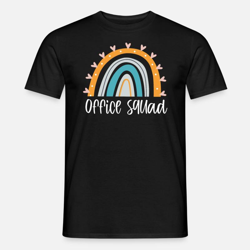 Office Squad Design Für Verwaltungsassistenten - Männer T-Shirt - Schwarz