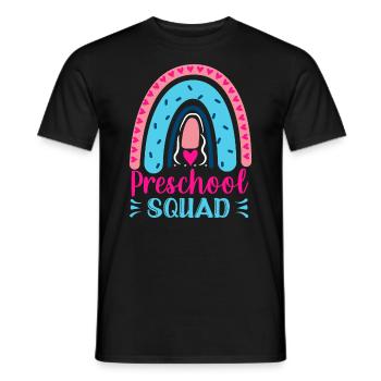 Preschool-kader-design For preschool-kader-team - Men's T-Shirt - black - Front - AI Model Male 178 light (178cm)