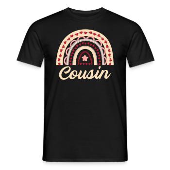 Vetter-regenbogen-entwurf Für - Männer T-Shirt - Schwarz - Vorne - AI Model Male 178 light (178cm)