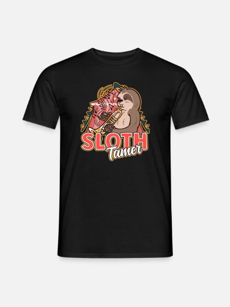 Circus Staff Sloth Tamer - Men's T-Shirt - black