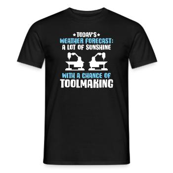 Tool Mechanic Toolmaker Tool & The Maker - Men's T-Shirt - black - Front - AI Model Male 178 light (178cm)