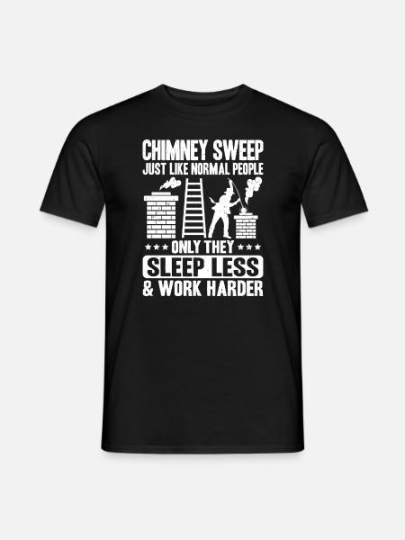 Schornsteinfeger Kaminkehrer Chimney Sweep - Men's T-Shirt - black
