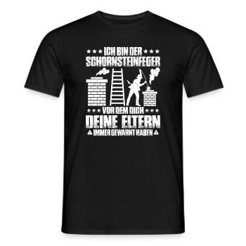 Schornsteinfeger Kaminkehrer Chimney Sweep - Männer T-Shirt - Schwarz - Vorne - AI Model Male 178 light (178cm)