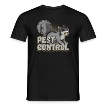 Pest Control Squad Design for a Bug Killer - Men's T-Shirt - black - Front - AI Model Male 178 light (178cm)