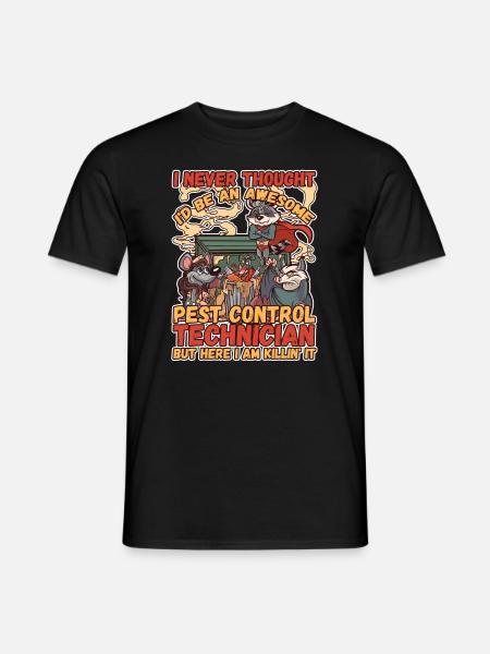 Pest Control Technician is Killin' It Pest - Männer T-Shirt - Schwarz