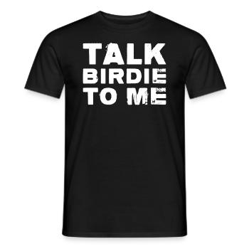Sprechen Sie Birdie Mit Mir Golf-design Für Einen - Männer T-Shirt - Schwarz - Vorne - AI Model Male 178 light (178cm)