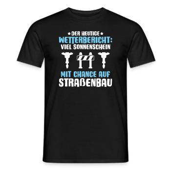 Straßenbauer Asphaltbauer Straßenbau - Männer T-Shirt - Schwarz - Vorne - AI Model Male 178 light (178cm)