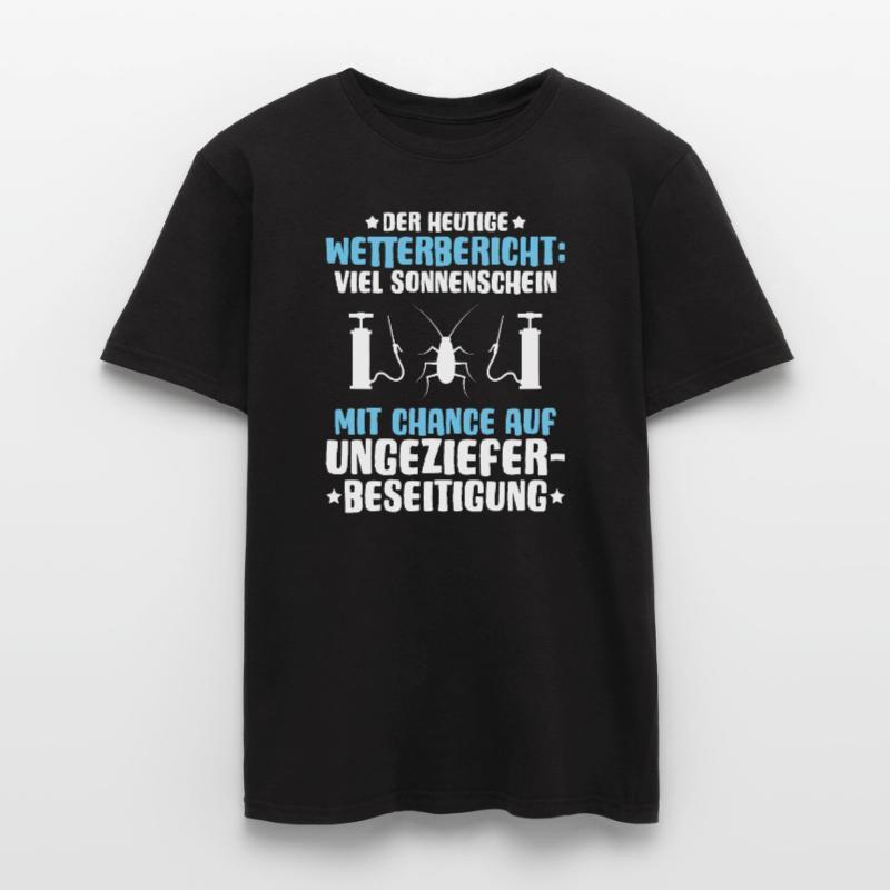 Schädlingsbekämpfer Kammerjäger Exterminator Männer T-Shirt