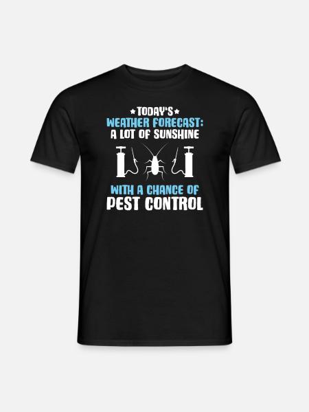 Schädlingsbekämpfer Kammerjäger Exterminator - Männer T-Shirt - Schwarz