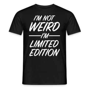 Je ne suis pas drôle, je suis une pièce unique - T-shirt homme - noir - Devant - AI Model Male 178 light (178cm)