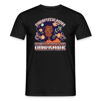 Handicap Wheelchair Design for an Amputation - Männer T-Shirt - Schwarz - Vorne - AI Model Male 178 light (178cm)