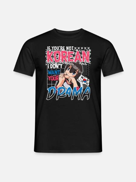 Korean Pop Design for a K-Pop Fashion Fan - Men's T-Shirt - black