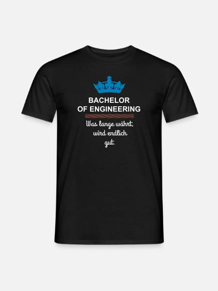 Bachelor of Engineering - Männer T-Shirt - Schwarz