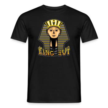Conception de la mythologie égyptienne pour un fan de l’Égypte ancienne - T-shirt homme - noir - Devant - AI Model Male 178 light (178cm)
