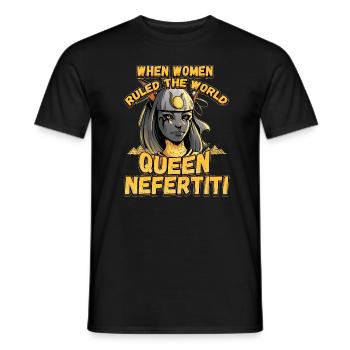 Conception de la mythologie égyptienne pour un fan de l’Égypte ancienne - T-shirt homme - noir - Devant - AI Model Male 178 light (178cm)