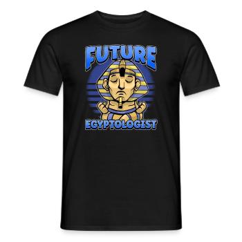 Conception de la mythologie égyptienne pour un fan de l’Égypte ancienne - T-shirt homme - noir - Devant - AI Model Male 178 light (178cm)