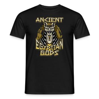 Conception de la mythologie égyptienne pour un fan de l’Égypte ancienne - T-shirt homme - noir - Devant - AI Model Male 178 light (178cm)