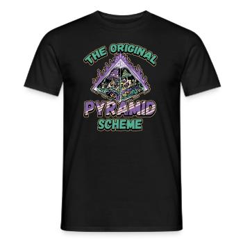 Conception de la mythologie égyptienne pour un fan de l’Égypte ancienne - T-shirt homme - noir - Devant - AI Model Male 178 light (178cm)
