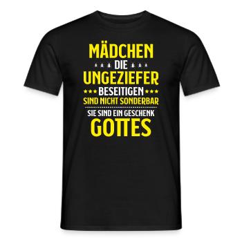 Schädlingsbekämpfer Kammerjäger Exterminator - Männer T-Shirt - Schwarz - Vorne - AI Model Male 178 light (178cm)