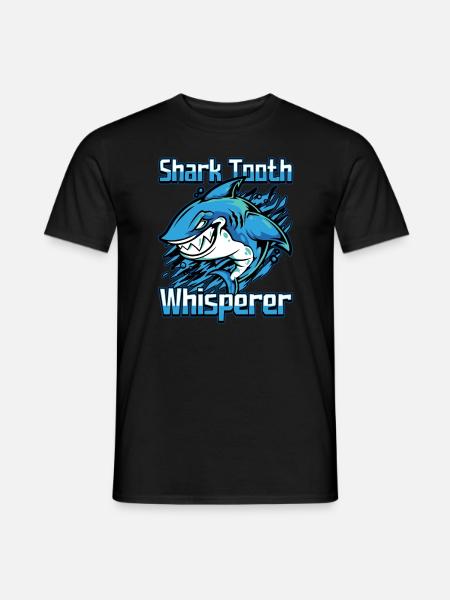 Conception de collecteur de dents fossiles pour un fossile de requin - T-shirt homme - noir