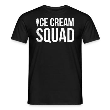 Ice Cream Squad pour les fans de frozen sweet - T-shirt homme - noir - Devant - AI Model Male 178 light (178cm)