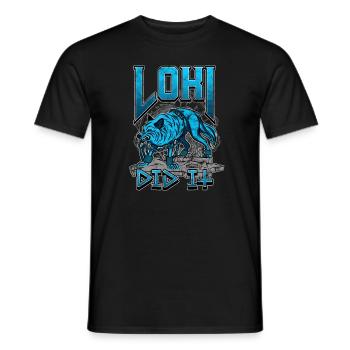 Norse Viking Mythology Design for Viking Warriors - Men's T-Shirt - black - Front - AI Model Male 178 light (178cm)