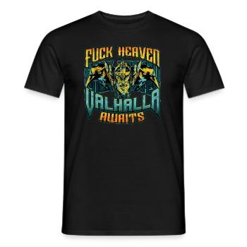 Norse Viking Mythology Design for Viking Warriors - Men's T-Shirt - black - Front - AI Model Male 178 light (178cm)