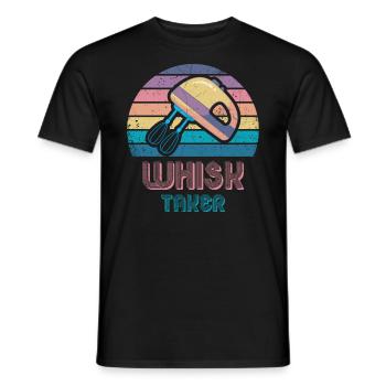 Porte-whiskies pour boulangers ou amateurs de pâtisserie - T-shirt homme - noir - Devant - AI Model Male 178 light (178cm)