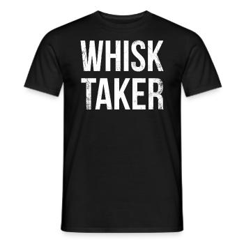 Porte-whiskies pour boulangers ou amateurs de pâtisserie - T-shirt homme - noir - Devant - AI Model Male 178 light (178cm)