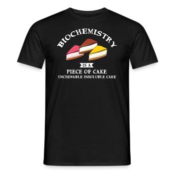 Biochemie Ist Ein Kinderspiel Für Baker Or - Männer T-Shirt - Schwarz - Vorne - AI Model Male 178 light (178cm)