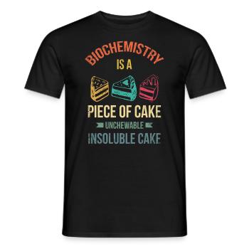 Biochemie Ist Ein Kinderspiel Für Baker Or - Männer T-Shirt - Schwarz - Vorne - AI Model Male 178 light (178cm)
