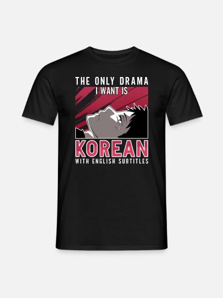 Korean Pop Design for a K-Pop Fashion Fan - Men's T-Shirt - black