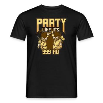 Conception de la mythologie viking nordique pour les guerriers vikings - T-shirt homme - noir - Devant - AI Model Male 178 light (178cm)