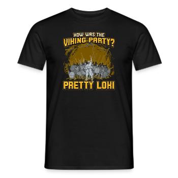 Norse Viking Mythology Design for Viking Warriors - Männer T-Shirt - Schwarz - Vorne - AI Model Male 178 light (178cm)