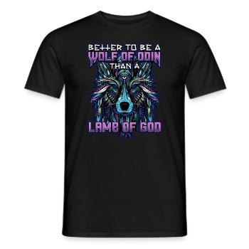 Norse Viking Mythology Design for Viking Warriors - Männer T-Shirt - Schwarz - Vorne - AI Model Male 178 light (178cm)