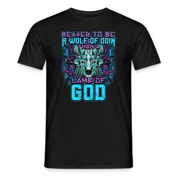 Norse Viking Mythology Design for Viking Warriors - Männer T-Shirt - Schwarz - Vorne - AI Model Male 178 light (178cm)