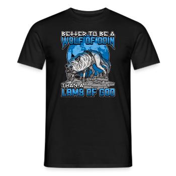 Norse Viking Mythology Design for Viking Warriors - Männer T-Shirt - Schwarz - Vorne - AI Model Male 178 light (178cm)
