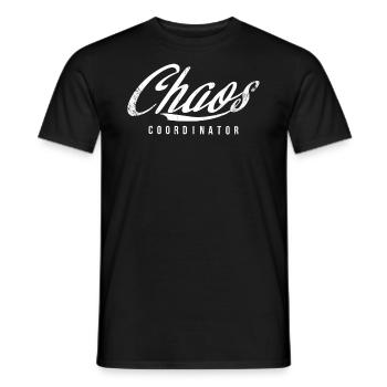 Coordonnatrice du chaos pour grand-mère grand-mère - T-shirt homme - noir - Devant - AI Model Male 178 light (178cm)