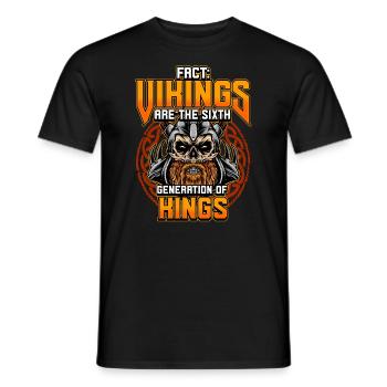 Norse Viking Mythology Design for Viking Warriors - Männer T-Shirt - Schwarz - Vorne - AI Model Male 178 light (178cm)