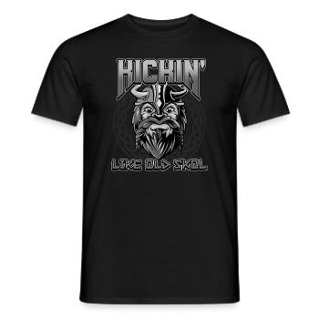 Norse Viking Mythology Design for Viking Warriors - Men's T-Shirt - black - Front - AI Model Male 178 light (178cm)